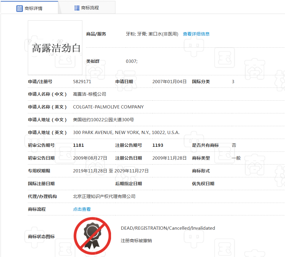 高露洁“心机商标”被撤销	，常态化整治戳破投机套路